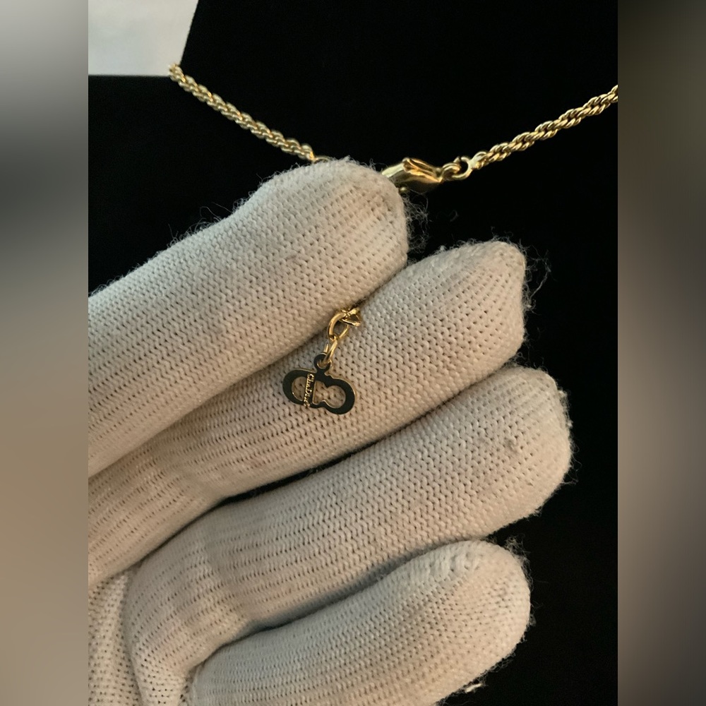 Authentic Christian Dior Gold Necklace - Picture 6 of 6